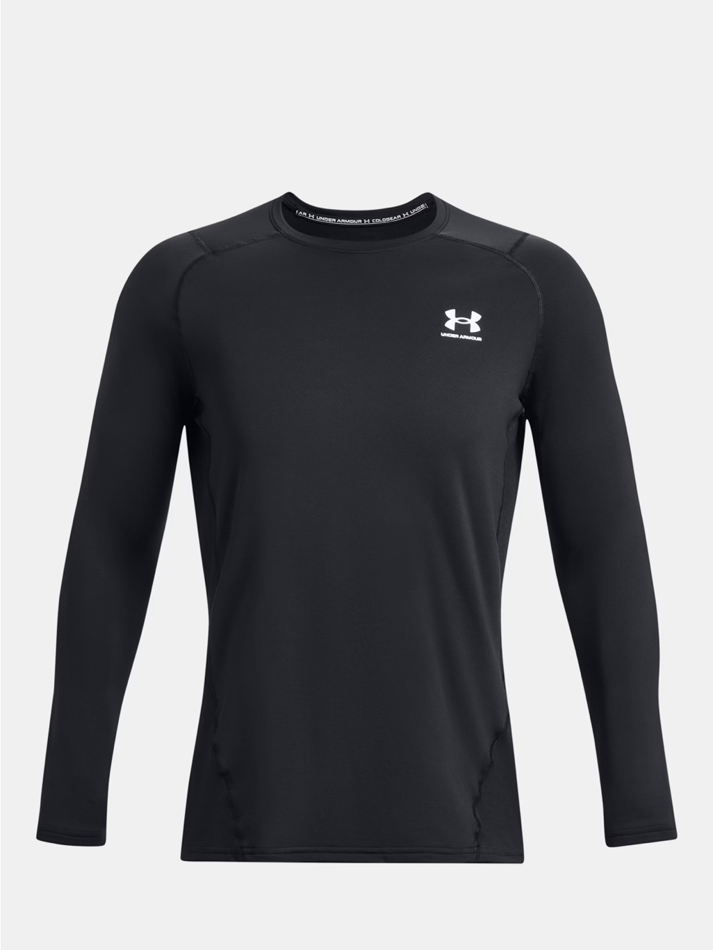 Nwt Under Armour Black Long-Sleeve Coldgear Fitted Crew Performance Tee Small